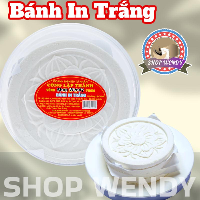 Product Introduction of Bánh In Trăng - Công Lập Thành- Hộp 500Gram (4 Cái) - Đặc Sản Vũng Thơm Sóc Trăng Food Cake 9