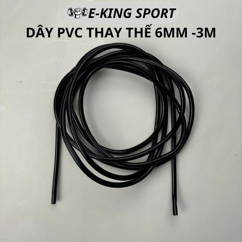 [E-King Sport] Dây PVC Thay Thế Đường Kính 6mm Dài 3M - Dây Nhảy Thể Lực Tốc Độ