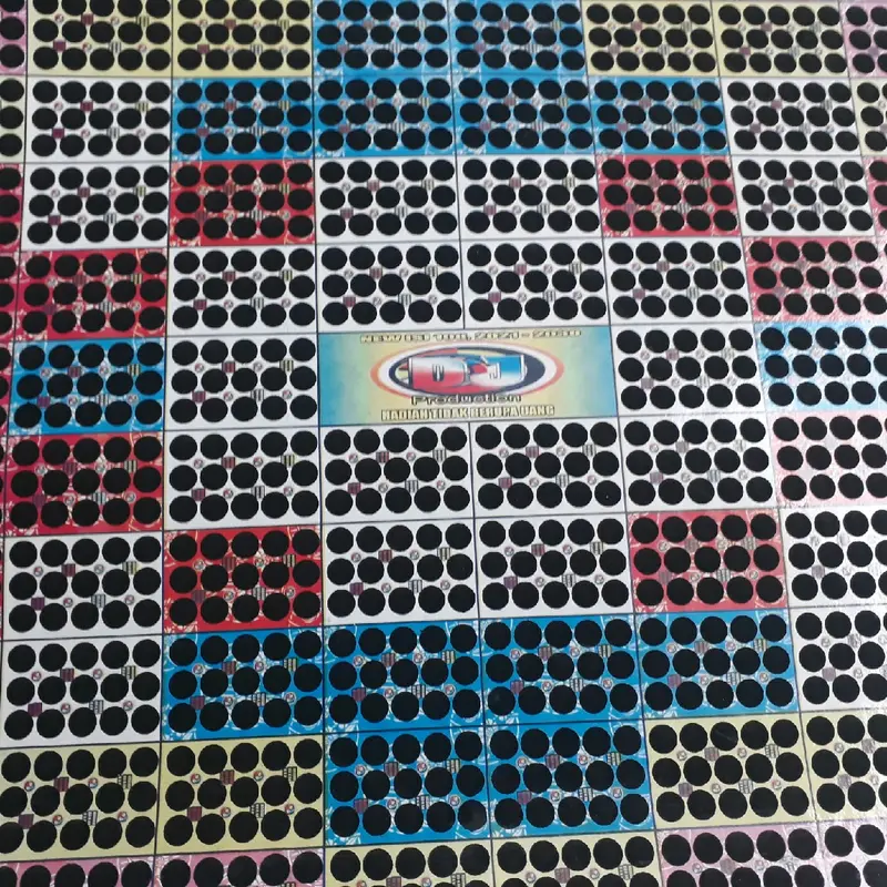 1lembar gogok gosok  isi 108ckotak 3