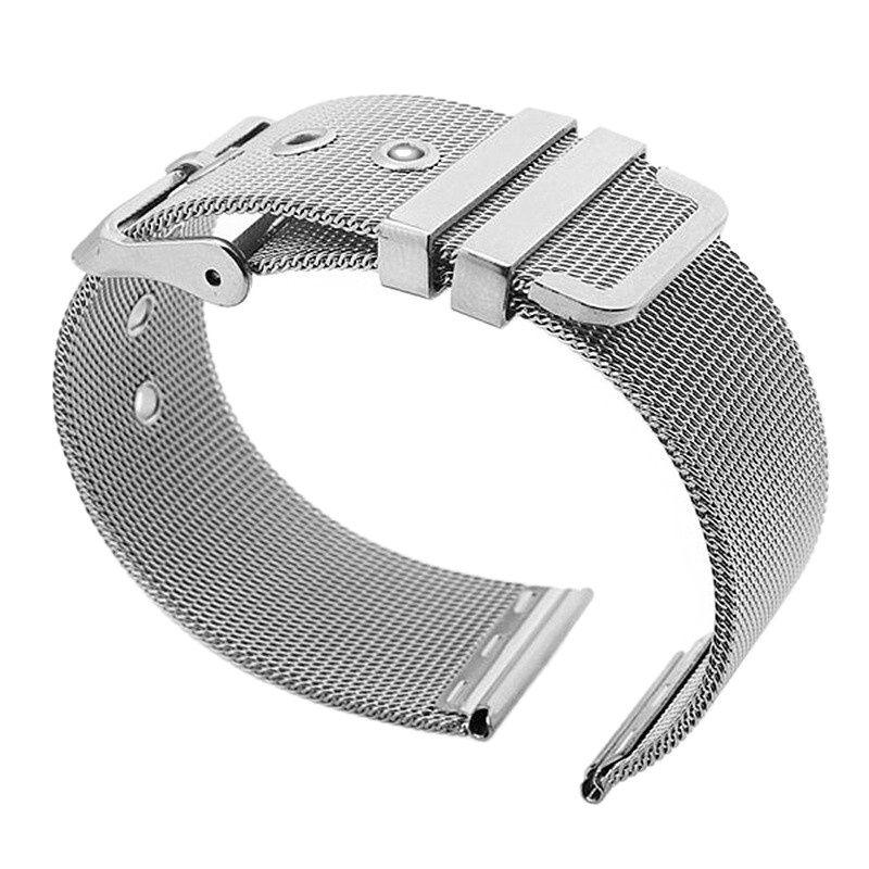 masar 22mm Milanees Mesh Zwart 0,4mm – Roestvrijstalen