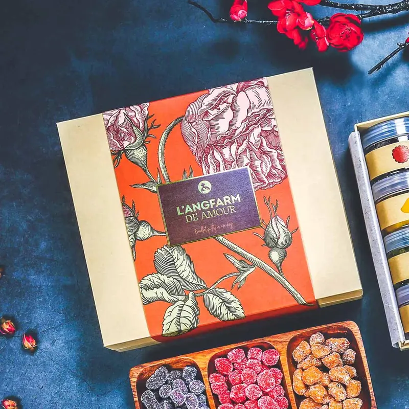 Set quà Langfarm De Amour, màu ngẫu nhiên dùng tặng Tết hoặc những dịp đặc biệt