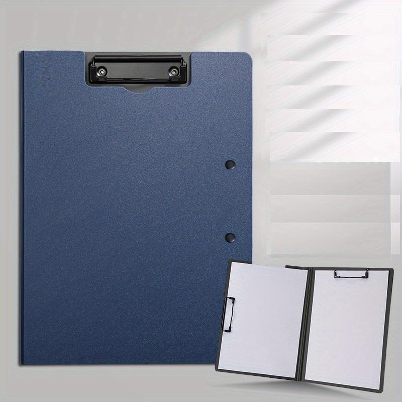 Product Introduction of File Folder, 1 Count Plastic Clipboard, File Clipboard, Solid Color A4 File Folder Holder 2