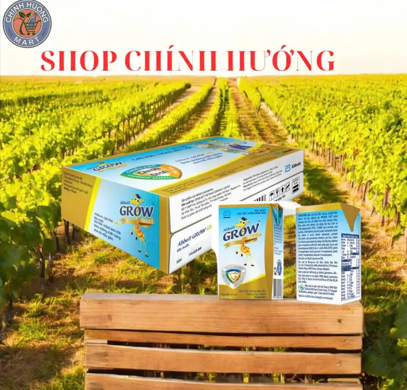 Thùng 48 Hộp 110ml-Sữa Công Thức Pha Sẵn Abbott Grow Gold Dinh Dưỡng Tối Ưu Tầm Vốc