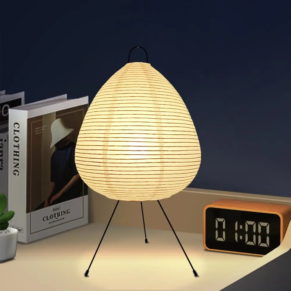 Modern Elegant Paper Lamp Table Lamp Wabi-sabi Decor Japanese Style Paper  Standing  Lamp Floor Lamp For Bedroom / Living Room / B&B