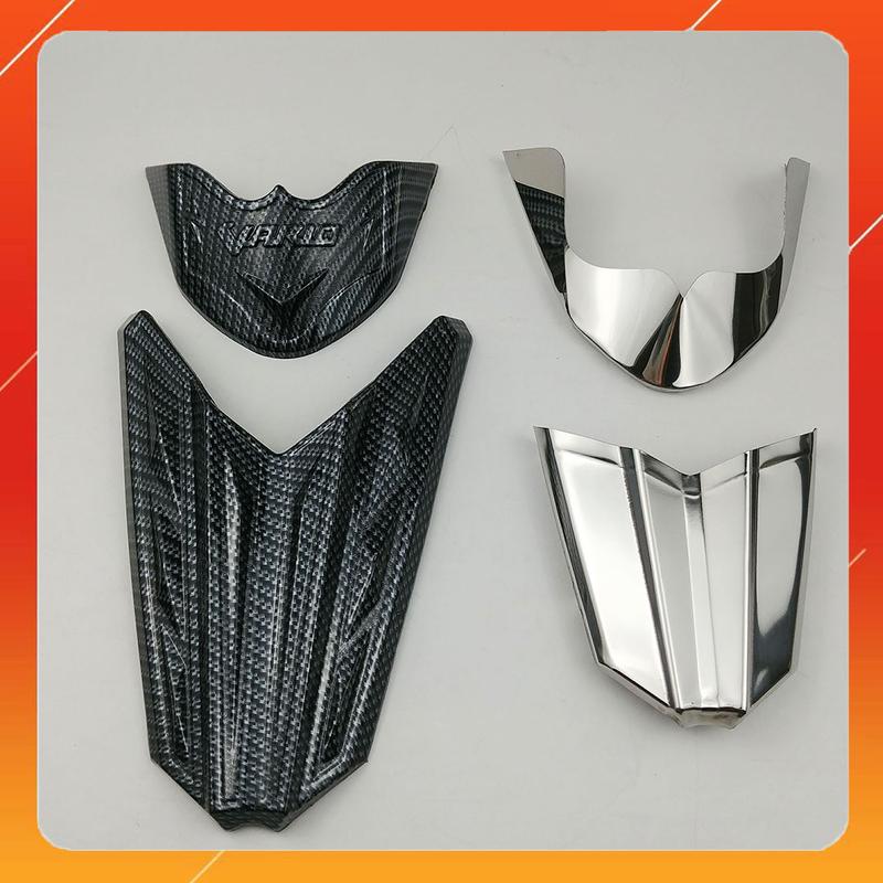 Bộ ốp mỏ đuôi dè xe Vario 125 150 năm 2018 2019 2020 2021 2022 2023 2024 2025 chỉ mũi chắn bùn trước sau che mõm INOX CARBON