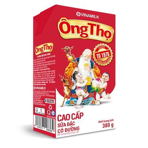 SỮA ĐẶC CÓ ĐƯỜNG ÔNG THỌ ĐỎ - HỘP GIẤY 380G