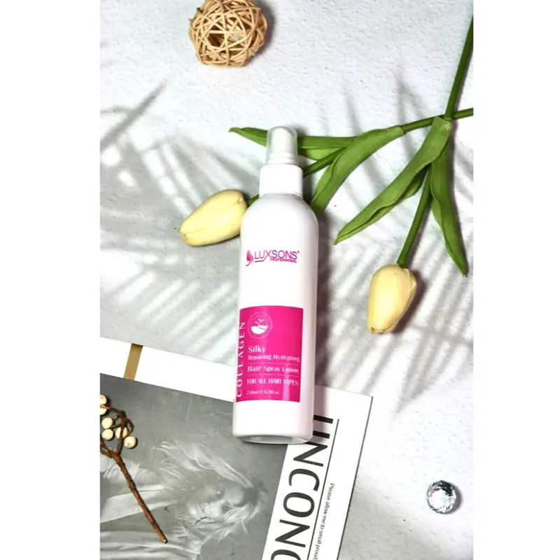 Xịt Dưỡng Tóc Collagen LUXSONS ,Xịt Keratin Mượt Tóc Tinh Chất Chăm Sóc Tóc Nhuộm Uốn Khô Xơ Hư Tổn. 5
