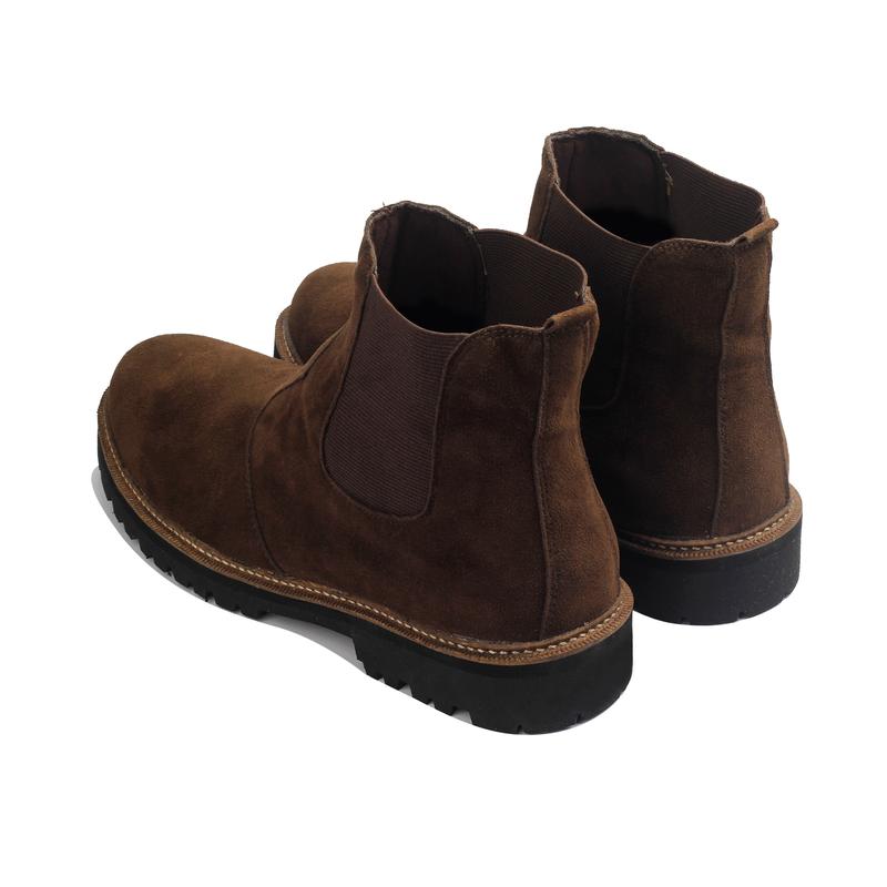 Giant Flames - Sepatu Boots Pria Chelsea Boots Adventure Riding Axel Darkbrown 3