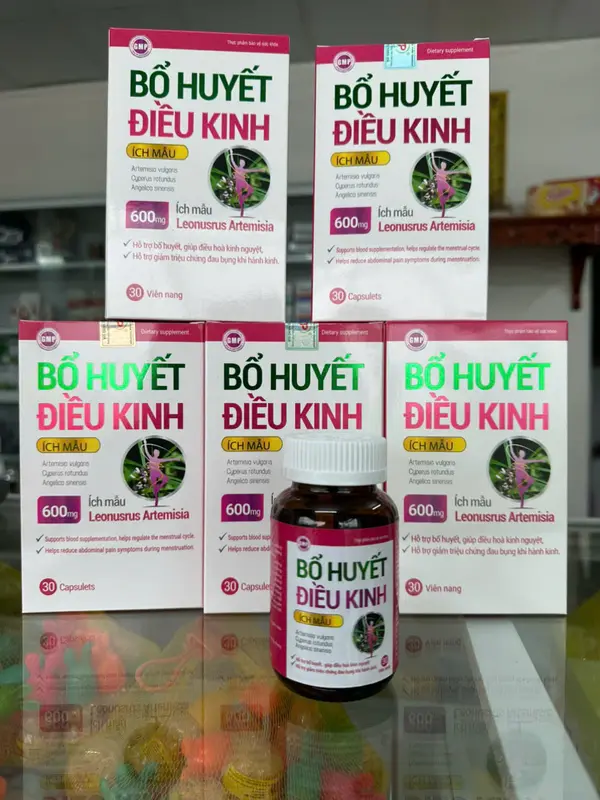 [Chính hãng] Bổ huyết Điều kinh _ Hỗ trợ điều kinh, giảm đau bụng kinh, lưu thông tuần hoàn _ Giảm tình trạng da xanh xao, khí sắc kém 4