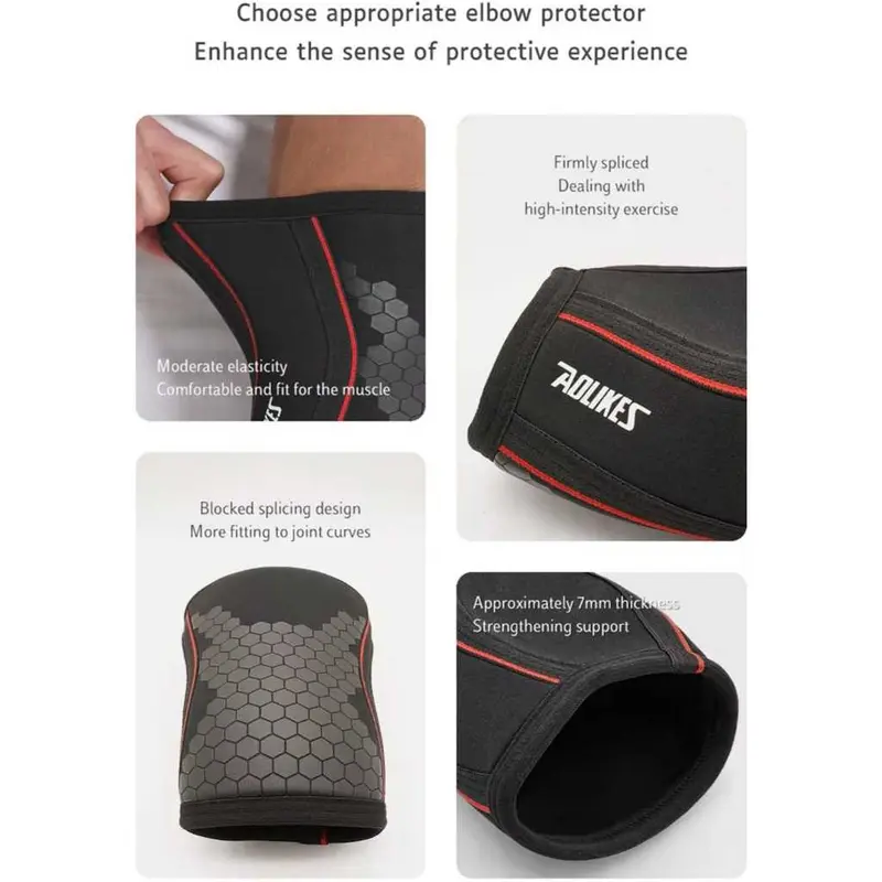 AOLIKES 7944 Pelindung Lengan Siku Deker Dekker Elbow Pad Olahraga Gym 2