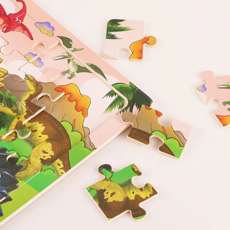 MAINAN EDUKASI ANAK PUZZLE KAYU 30 PCS KARAKTER LUCU / JIGSAW PUZZLE 1