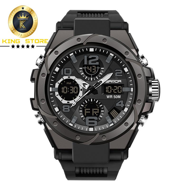 Đồng hồ nam thủy quân lục chiến sanda 6018 chống nước sanda dongho thuy quan luc chien đồng hồ  bất tử  Đeo Tay Watch