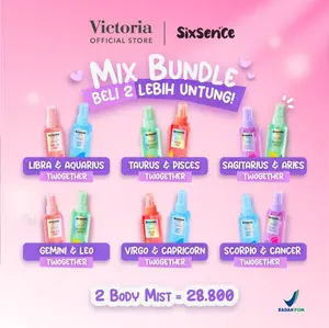 [2IN1] Sixsence Body Mist Paket Zodiak 100 ml