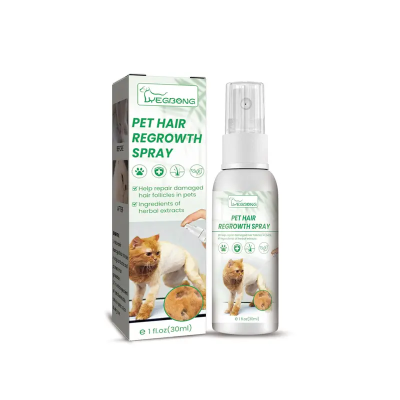 Pet Hair Regrowth Spray, Hair Stengthening Spray for Dogs & Cats, Pets Hair Care Product 0