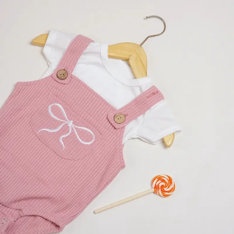 TINYME 0-18 bln || Set Jumpsuit Overall + Kaos  Celana Kodok Gantung Luaran Anak Bayi Catalog TMTM CARROL 3