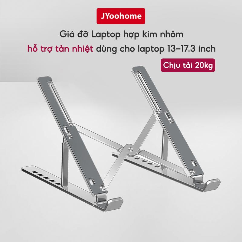 Giá Đỡ Laptop Hợp Kim Nhôm Đa Năng Dành Cho MACBOOK IPAD Có Thể Điều Chỉnh Độ Cao Từ 50 Đến 150mm SMTech đỡ  laptop