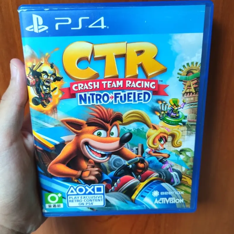 CTR kaset ps4 crash team racing nitro fueld PlayStation 4 cd bd game games ctr fueled 0