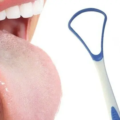 x3 Tongue Scrapers Dental Mouth Cleaner Hygiene Oral Brush Tool Bad Breath Teeth 6