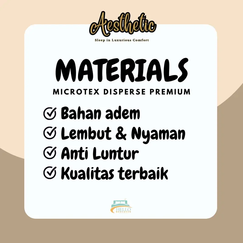 AESTHETIC PROJECT - Fullset Bedcover Motif Prontera / Sprei Microtex Disperse Premium - Anti Luntur 2
