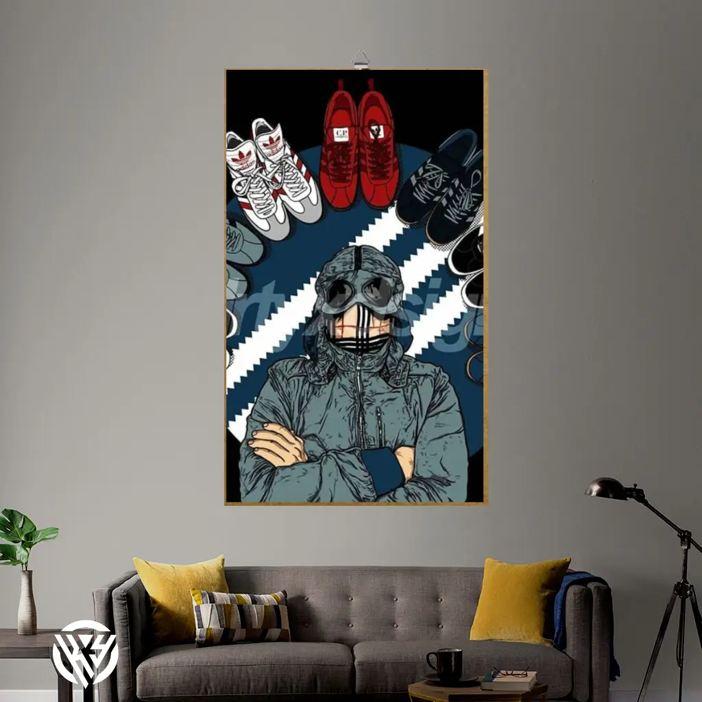 Poster Casual Hiasan Dinding Poster Kayu Walldecor