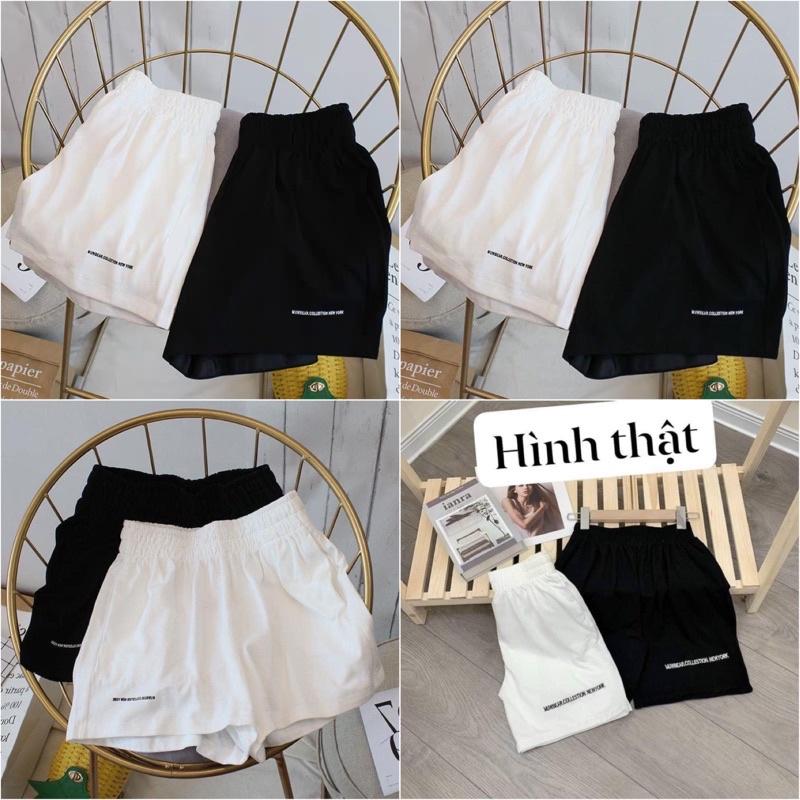 Quần đùi nữ mặc nhà bigsize ống rộng lưng cao thể thao cạp cao VANISA QD023 5