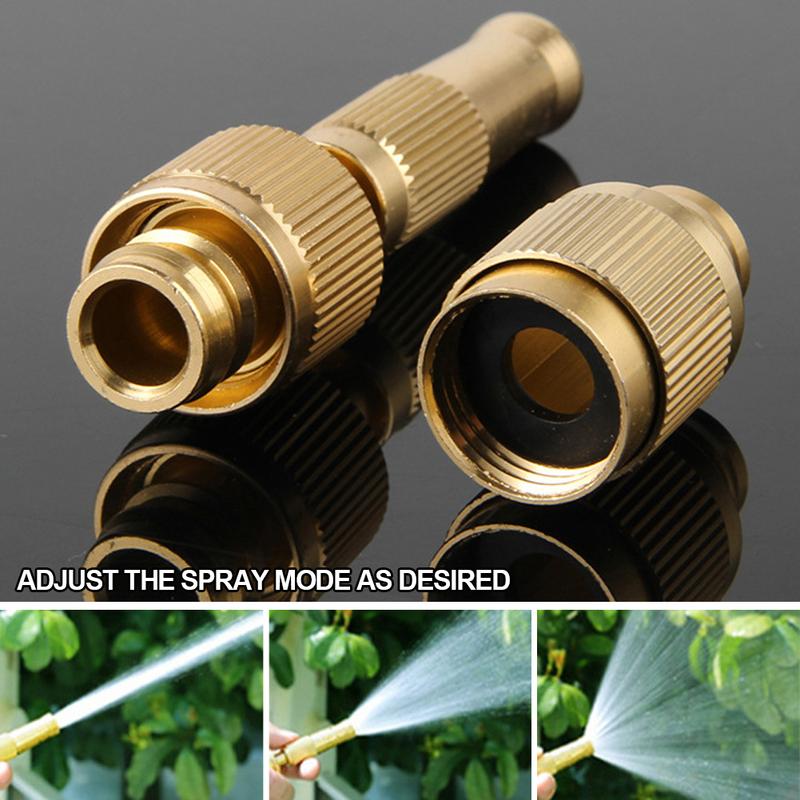 2Pcs Car High Pressure Water Spray Gun Spray Nozzle Washing Machine Nozzle with Quick-connect Connector 3/4" or 1/2" Metal Brass Garden Hose Pipe #452355 4