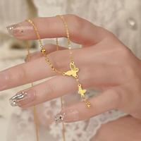 Gambar Dilapisi emas 18 karat Kalung kupu model baru simpel dan elegan kalung dari Garden of DreamsS5 Kota Administrasi Jakarta Barat 2 Tokopedia