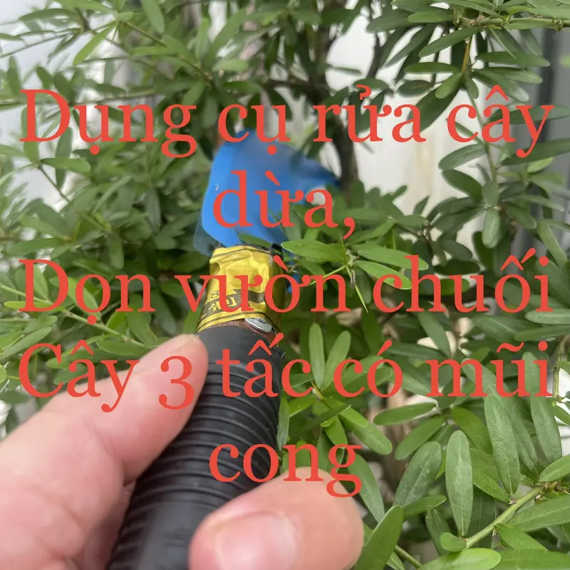 dụng cụ làm vườn, dụng cụ rửa cây dừa, dọn vườn chuối 1