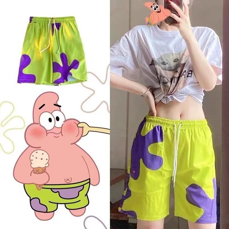 Product Introduction of Men Shorts Summer New Beach Pants Sports Running Shorts American Stylish Beach Casual Shorts Men Trendy Japanese Style Drawstring Quick-Drying Straight Shorts 9