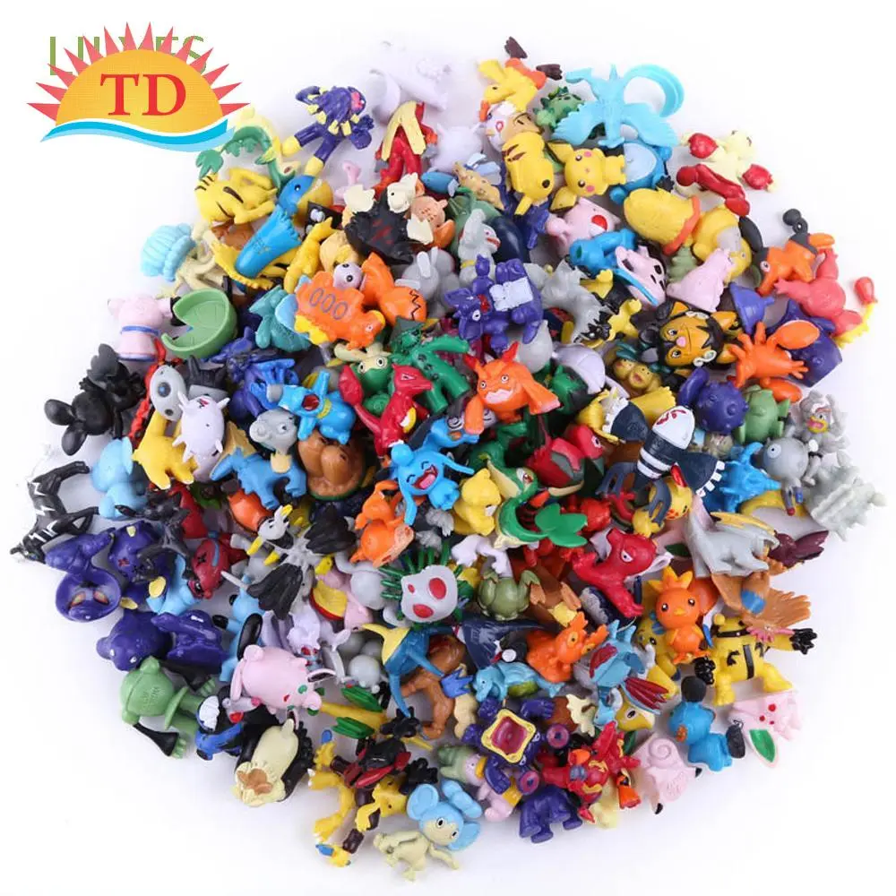 Set 24-144 Mô Hình Đồ Chơi Pokemon Mini Dễ Thương 2-4cm Toy
