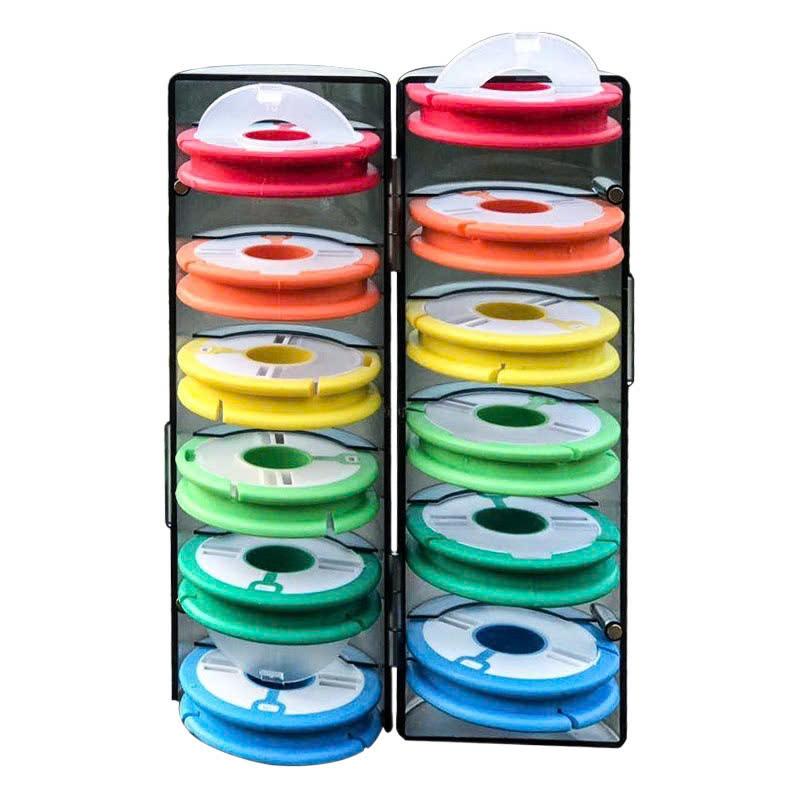 Quấn Trục Silicon - Hộp Đựng Trục câu đài cao cấp LINGHU chất liệu PC silicon nhiều kích cỡ và màu sắc lựa