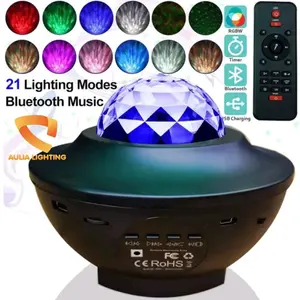 LAMPU TIDUR PROYEKTOR LANGIT BINTANG GALAXY 2 IN 1 LED SPEAKER
