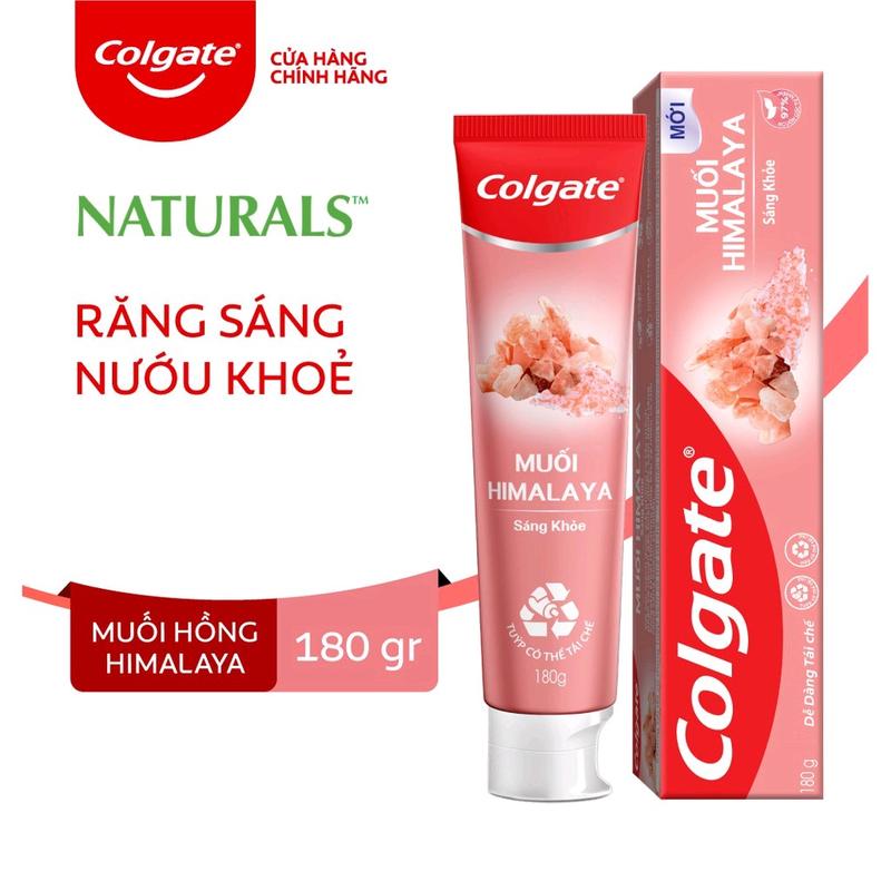 Kem đánh răng Colgate [FREESHIP] muối hồng Himalaya 180g
