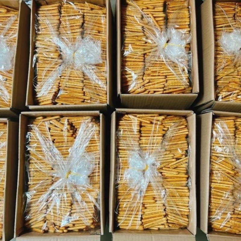 1 thùng 5kg bánh quy đũa mặn vị bơ sữa loại 1 cho KHÁCH SỈ-Cssx bánh kẹo Hoàng Lan Snack
