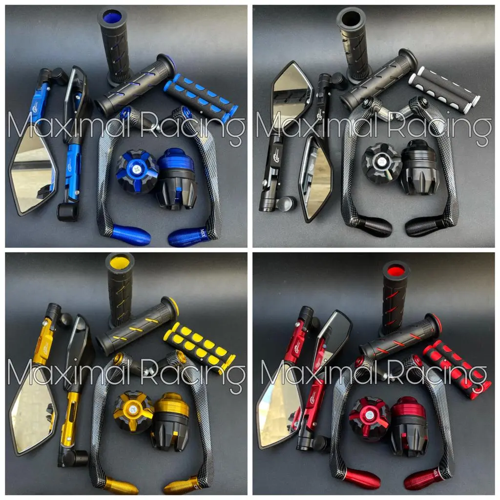 Spion Motor Tomok V5 Proguard Sabit Handgrip Sisik Jalu As Roda Free Karet Handle Rem Universal Semua Motor