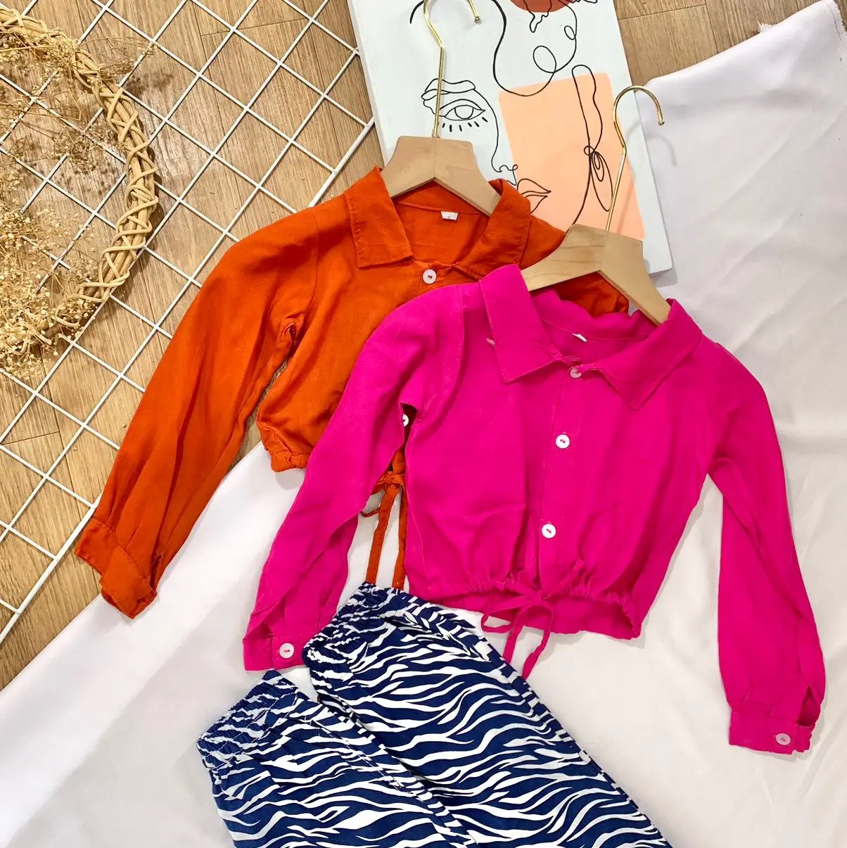 Lokawear setelan serina anak perempuan Lengan panjang