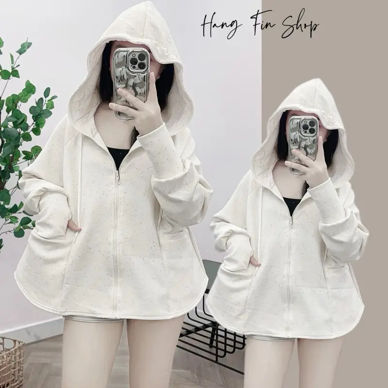 Áo Khoác Chống Nắng Umi Su Cao Cấp, Áo Nữ, Dày Dặn, Form Dài Xoè Trẻ Trung, Chống UV, Vải Đanh Mát, Chọn Kĩ Vải by Hangfinshop 4