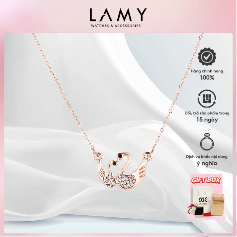 Dây chuyền thiên nga CDE Swan Couple Necklace CDE6399RG - Vòng Cổ Nữ Women Trang Sức