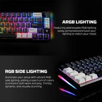Gambar Fantech ATOM PRO 66 MK919 Layout 65% Cherry Profile Wireless Keyboard Mechanical Gaming Hotswap 5 Pin - Black, Blue Switch dari GGSTORESBY Kota Surabaya 3 Tokopedia