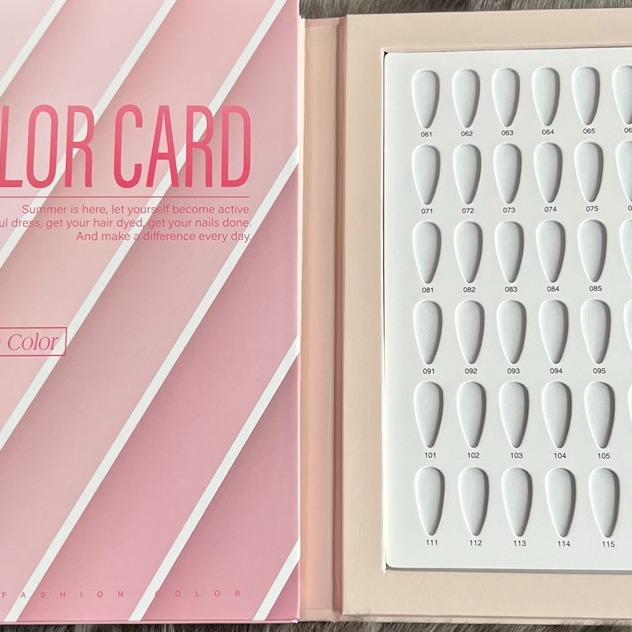 Sổ bảng mẫu nail 120 nail nhiều màu 1