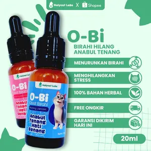 HOLYCATLABS O-BI 20ML ~ Obat Untuk Menurunkan Birahi Kucing isi 20ml