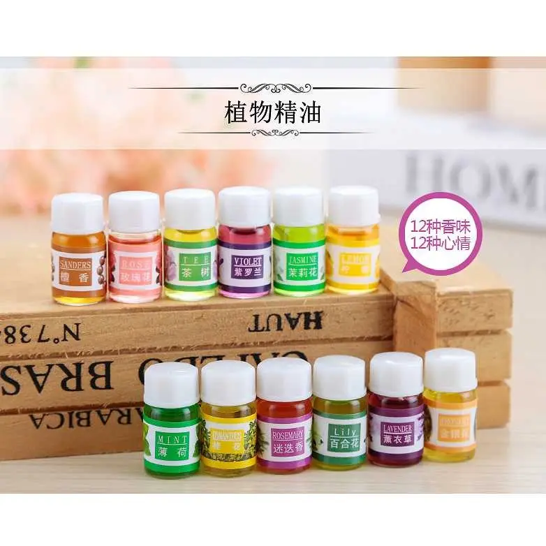 Pure Aroma Essential Fragrance Oil Aromatherapy 12 in 1 3ml - D23860 OTS