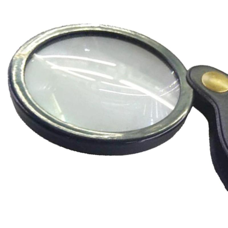 Product Introduction of Mini Jewelry Magnifier, Optical Glass with PU Leather Sheath Magnified Glasses for Science 2