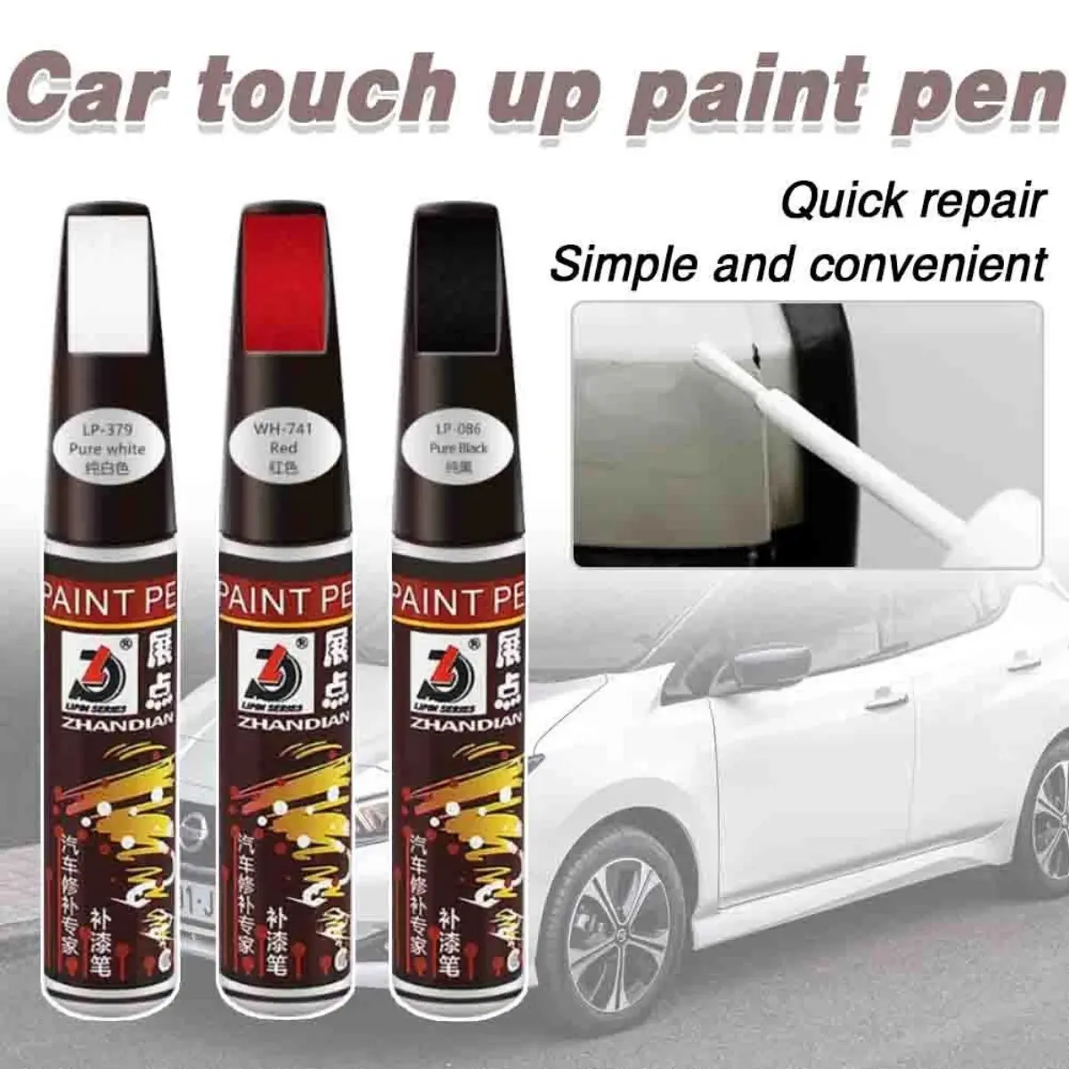 22 Color Fix Car Coat Paint Touch Up Pen Car Scratch Repair Pen with ...