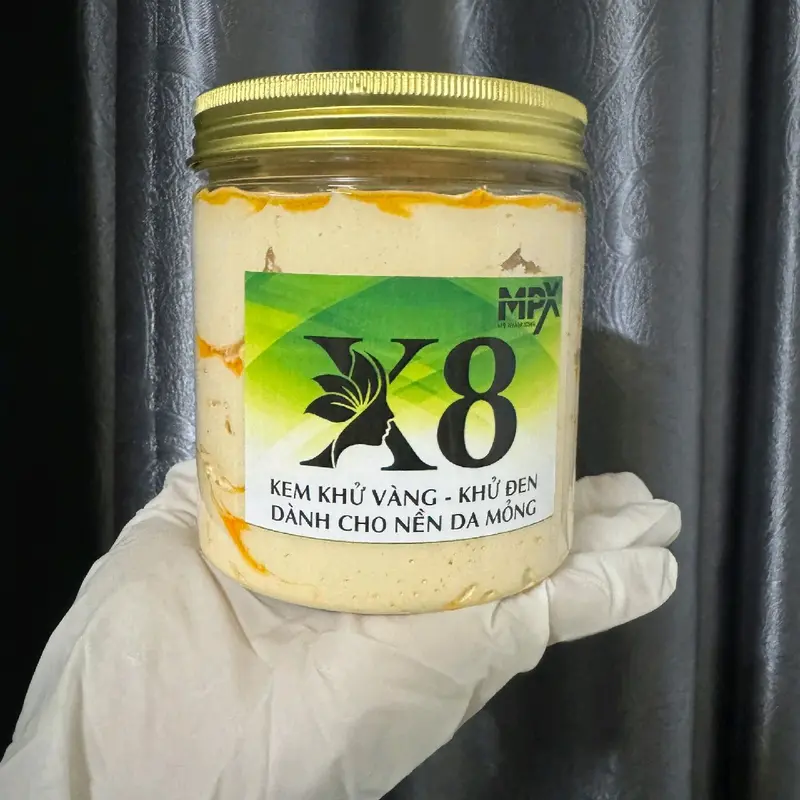 Kem X8 tẩy đen khử vàng dành cho nền da mỏng ít ( không bnl ) thương hiệu MPX 1