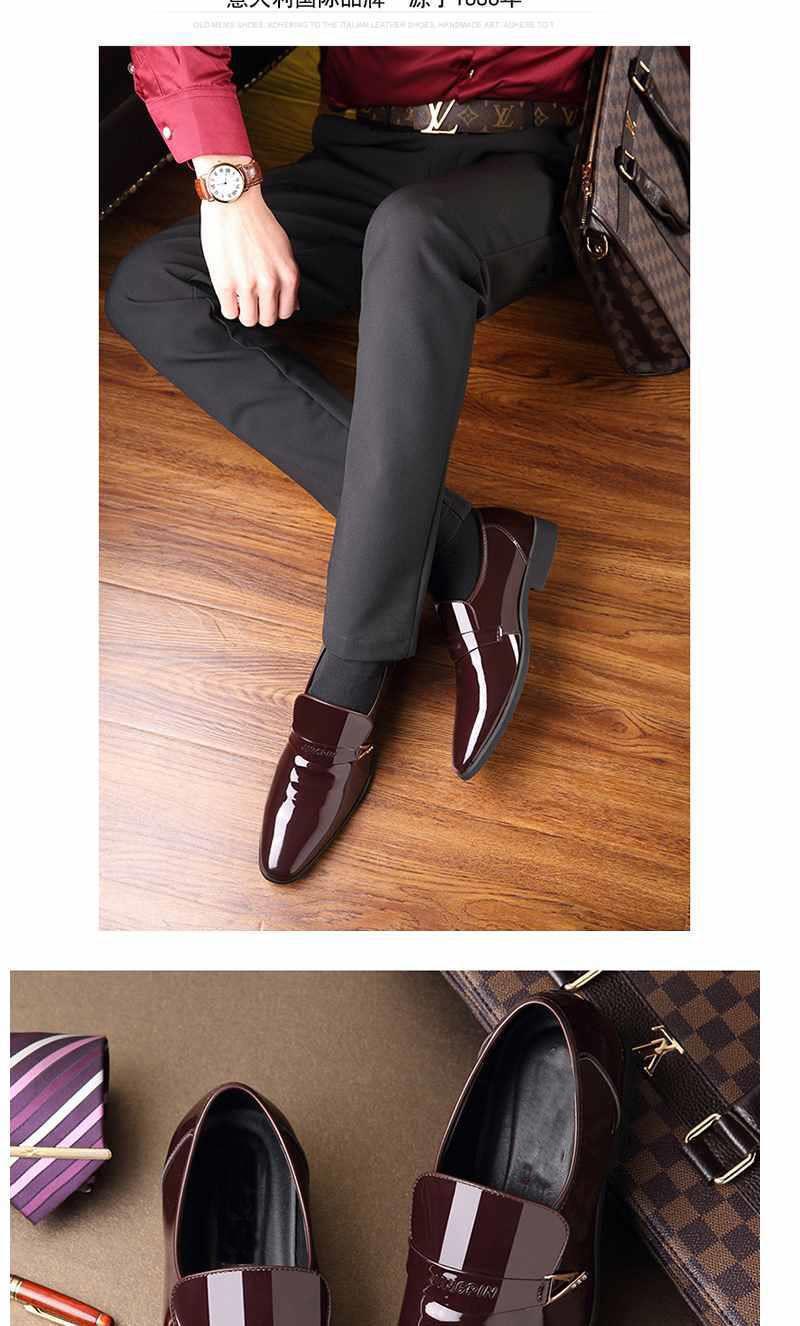 Product Introduction of Giày Da, Dành Cho Nam Giới, Công Sở, Trang Phục Mùa Hè, Thoáng Khí, Giày Trang Trọng, Phong Cách Hàn Quốc, Mũi Nhọn, Thích Hợp Cho Đám Cưới, Năm 2024 8