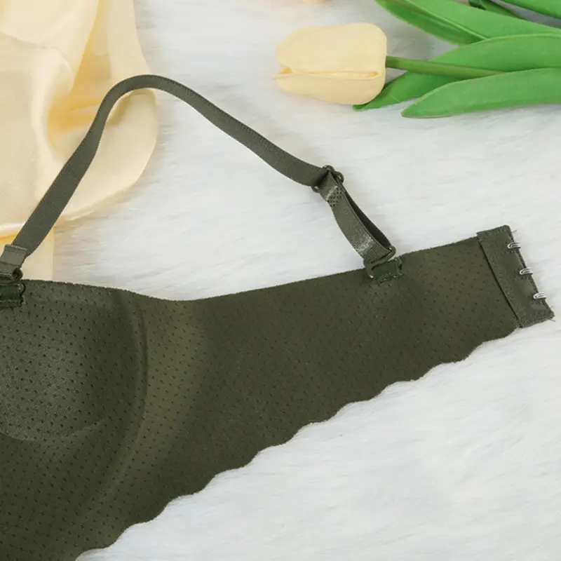 Áo Ngực Liền Mạch, Cho Bé Gái, Không Đường May, Gathered Ngực, Bralette, Hỗ Trợ Mềm Mại, Thoải Mái, Đồ Lót Quý Cô Ngọt Ngào Có Mùi 2