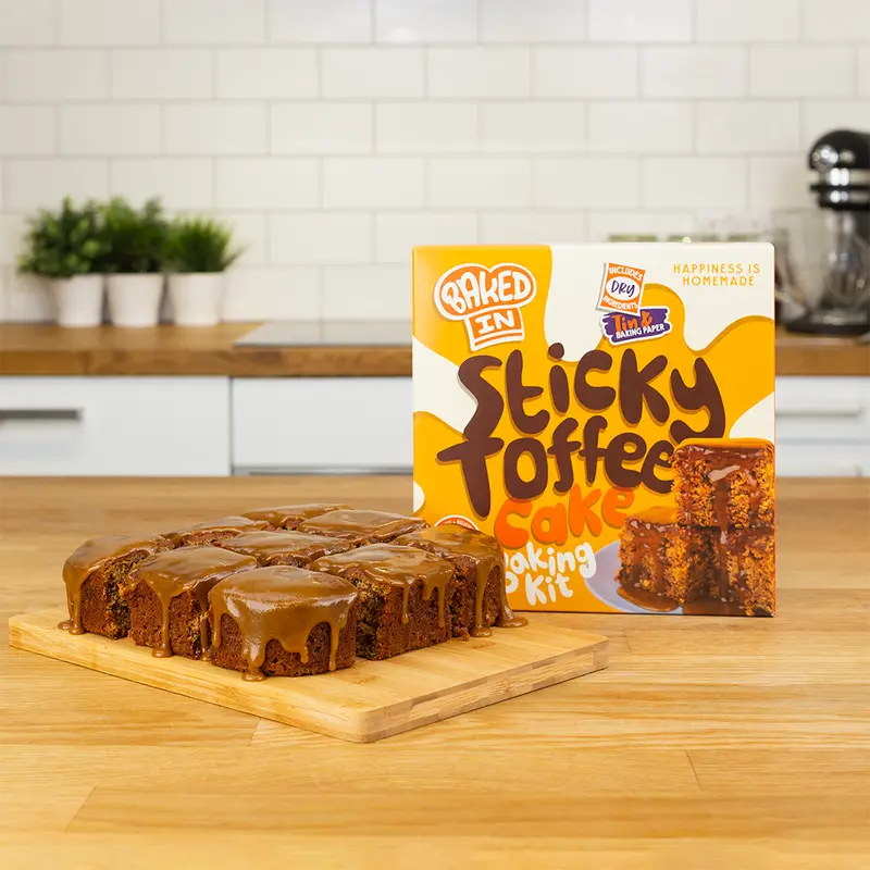 Sticky Toffee Cake Baking Kit | Baked In 1