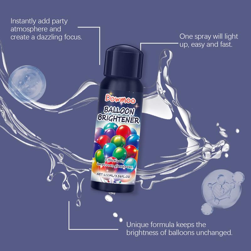 Product Introduction of Dowmoo Party Balloon Brightener Enhances Party Atmosphere Balloon Long-lasting Glossy Surface Texture Brightener 11