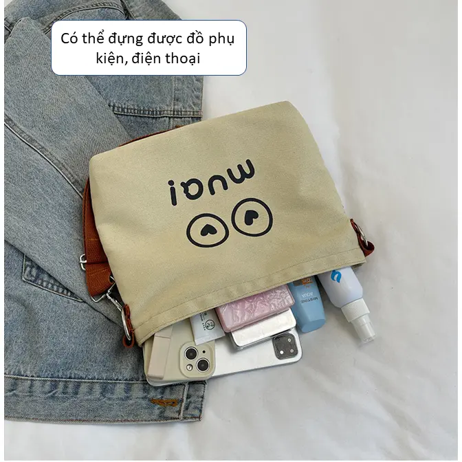 Túi đeo chéo dễ thương đựng phụ kiện cho nữ 5
